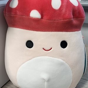 New with Tags Malcolm the Mushroom Squishmallow, 8"